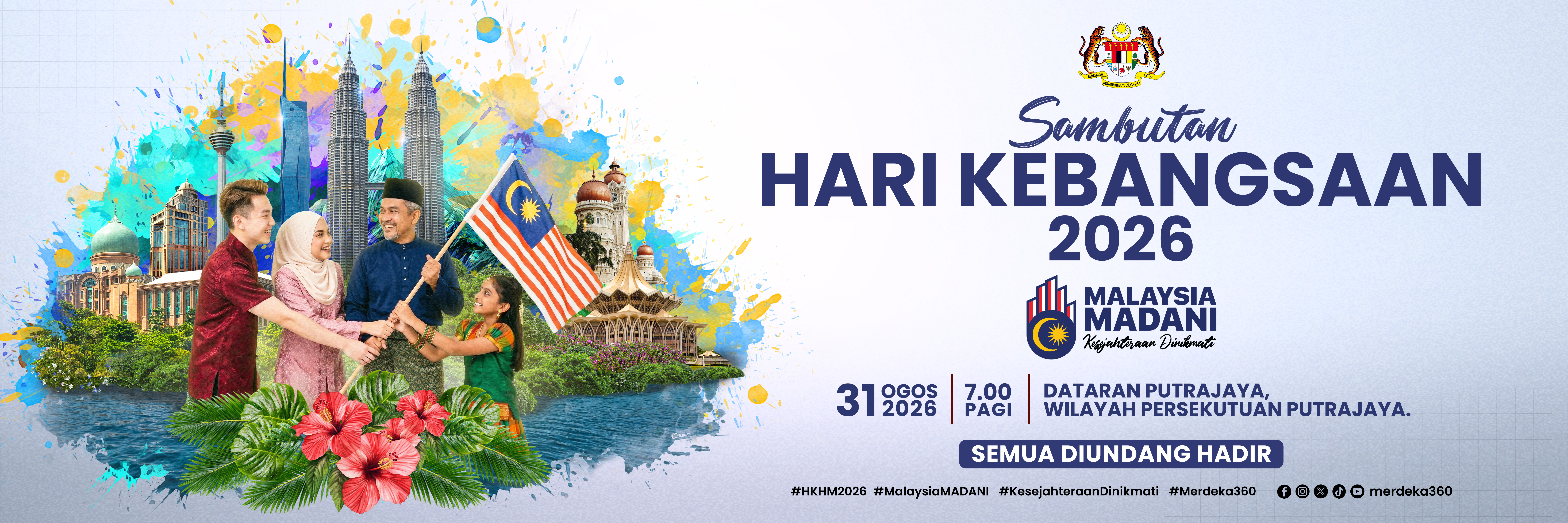 Banner Sambutan Hari Kebangsaan Tahun 2026