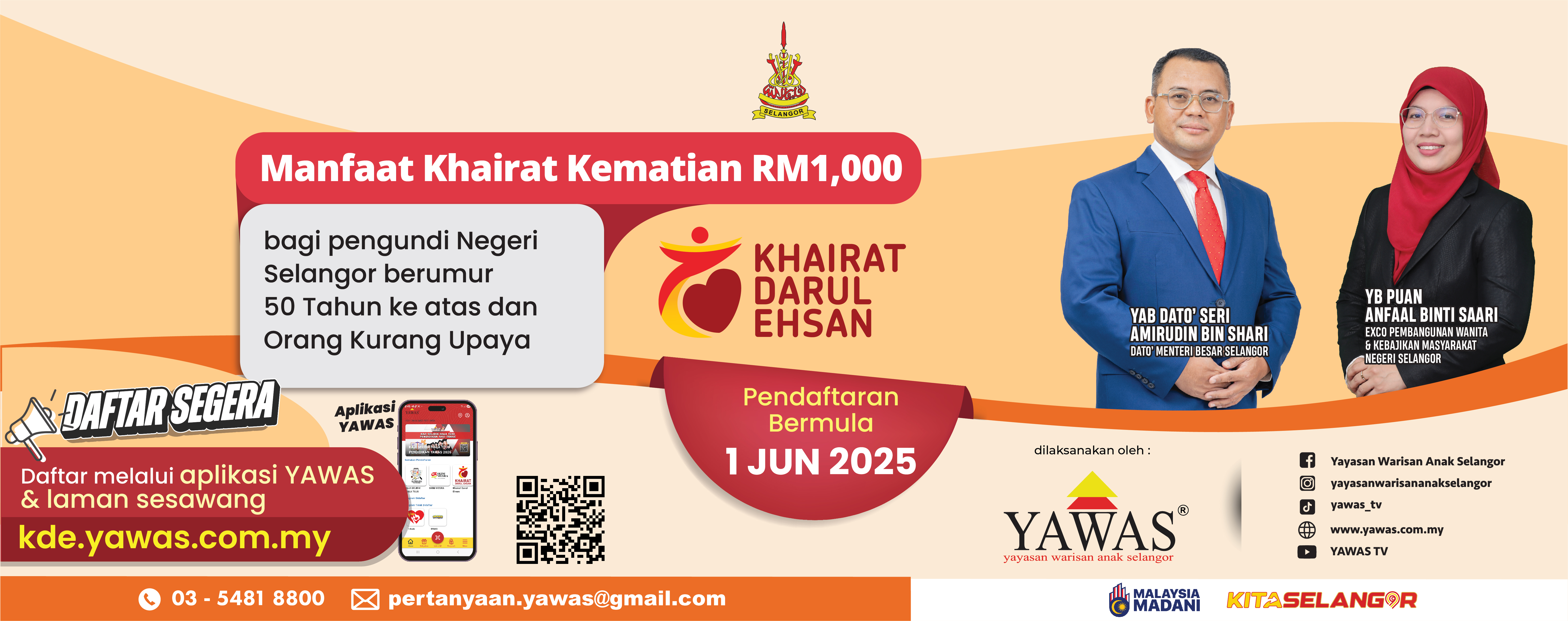 Banner Khairat Darul Ehsan 2025