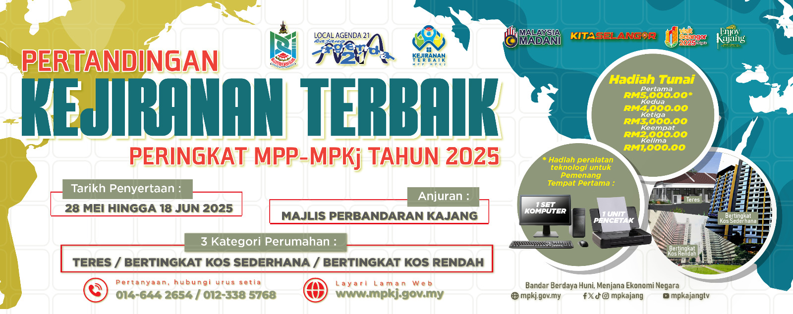 pertandingan kejiranan terbaik mpp mpkj 2025