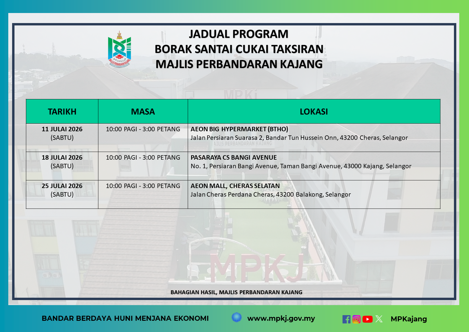 Slide1 borak santai julai 2026