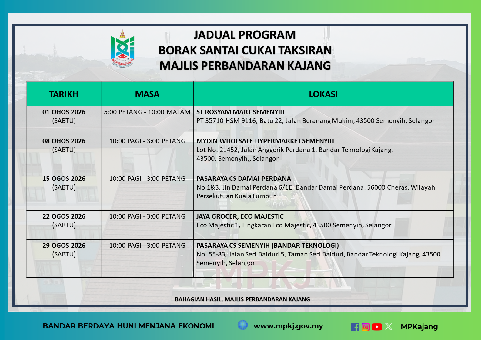 Slide2 borak santai julai 2026