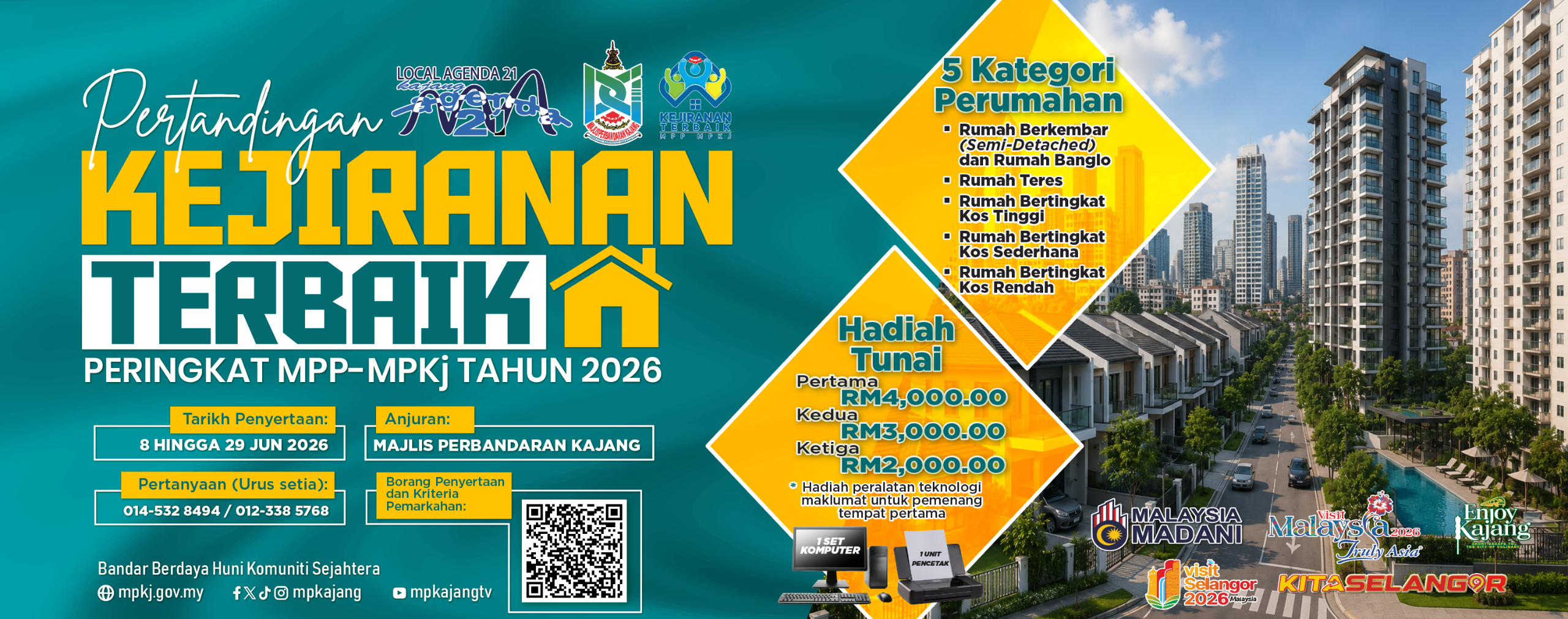 BANNER PERTANDINGAN KEJIRANAN TERBAIK 2026