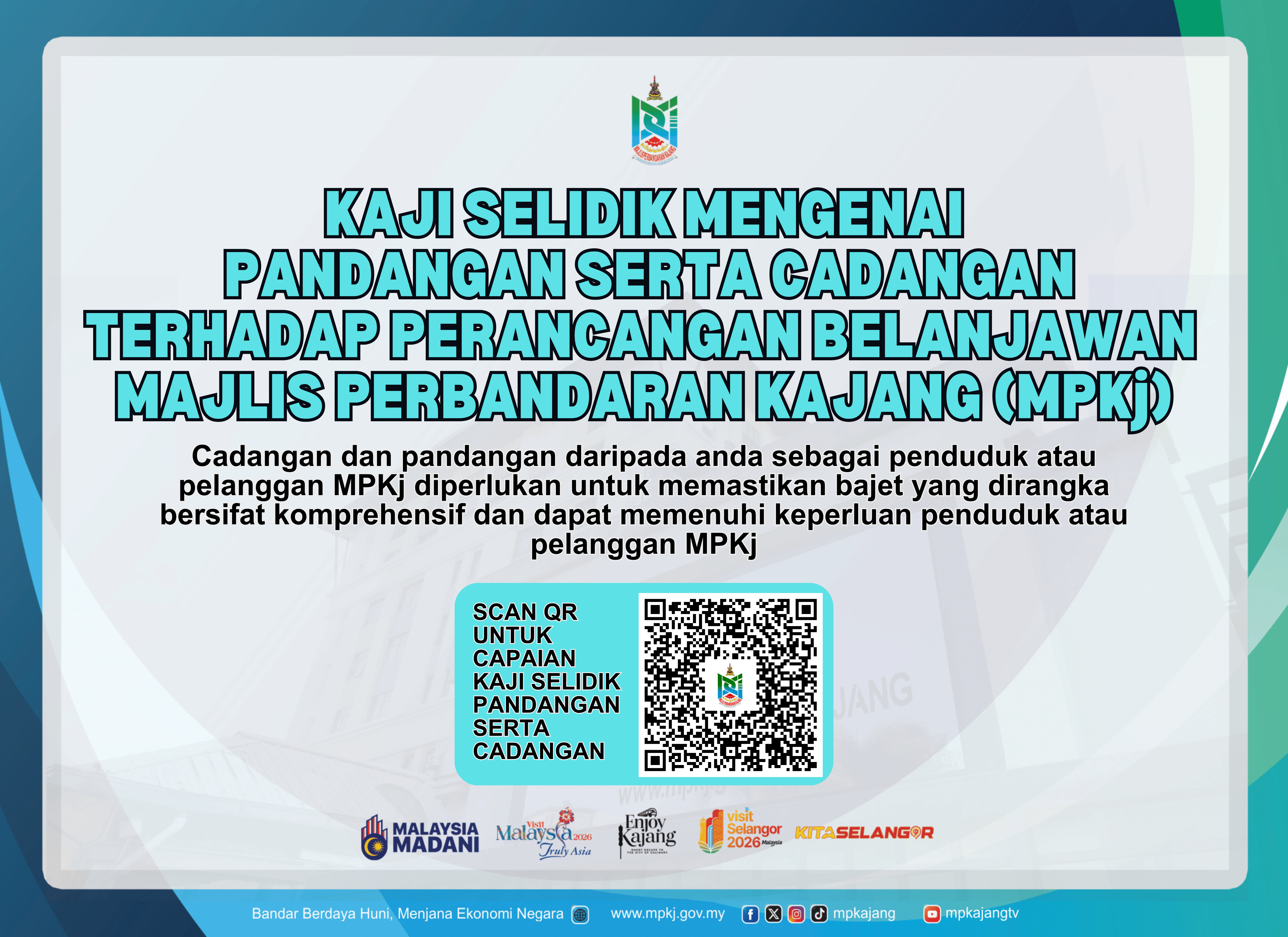 Kajian Pandangan Serta Cadangan Terhadap Perancangan Belanjawan Majlis Perbandaran Kajang (MPKj)