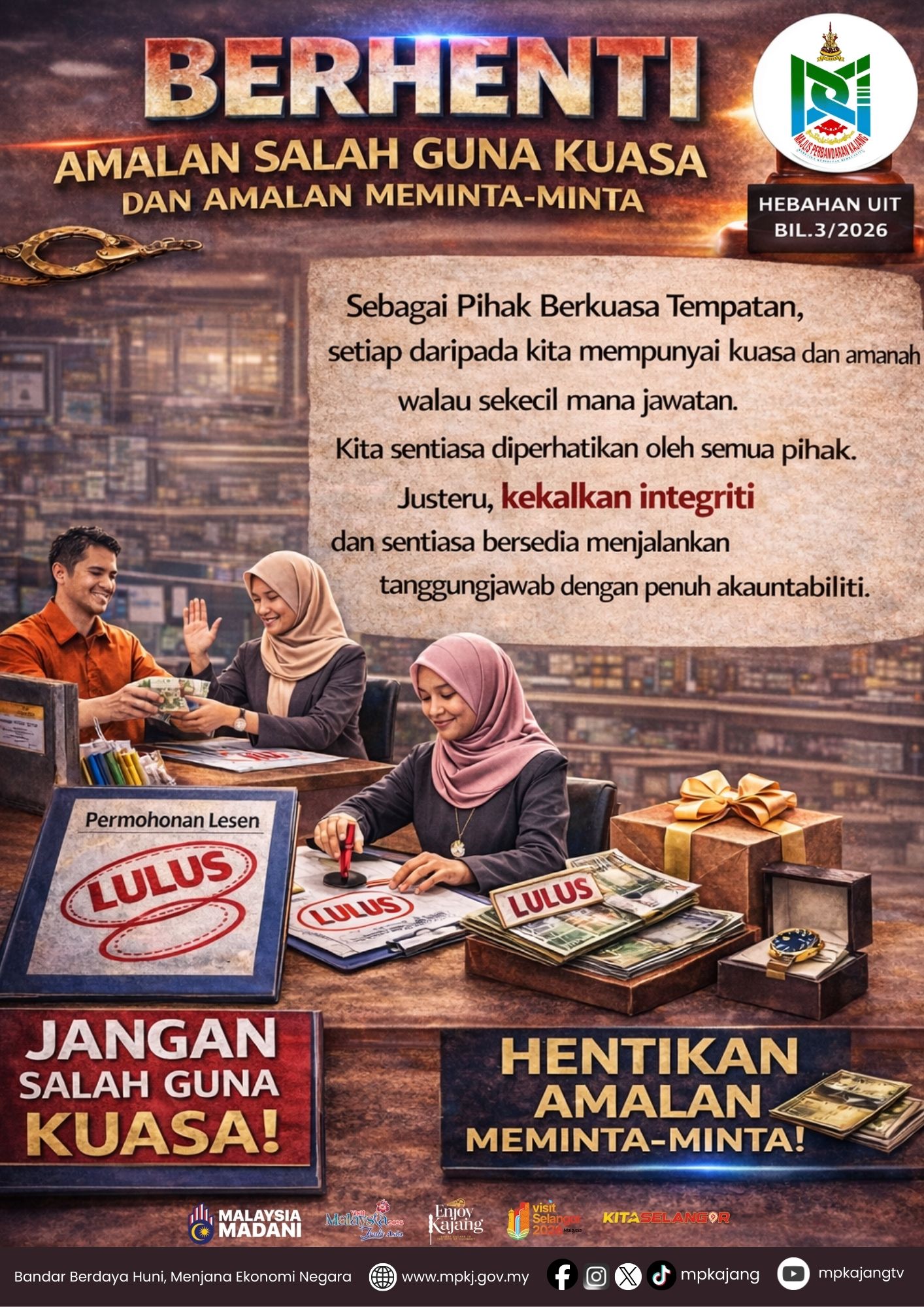 Berhenti Amalan Salah Guna Kuasa Dan Amalan Meminta-Minta