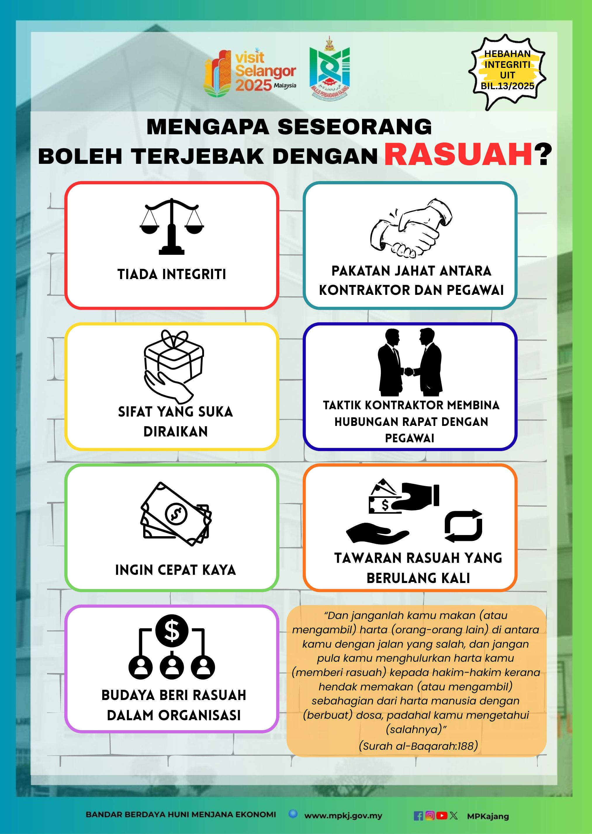 Mengapa Seseorang Boleh Terjebak Dengan Rasuah?