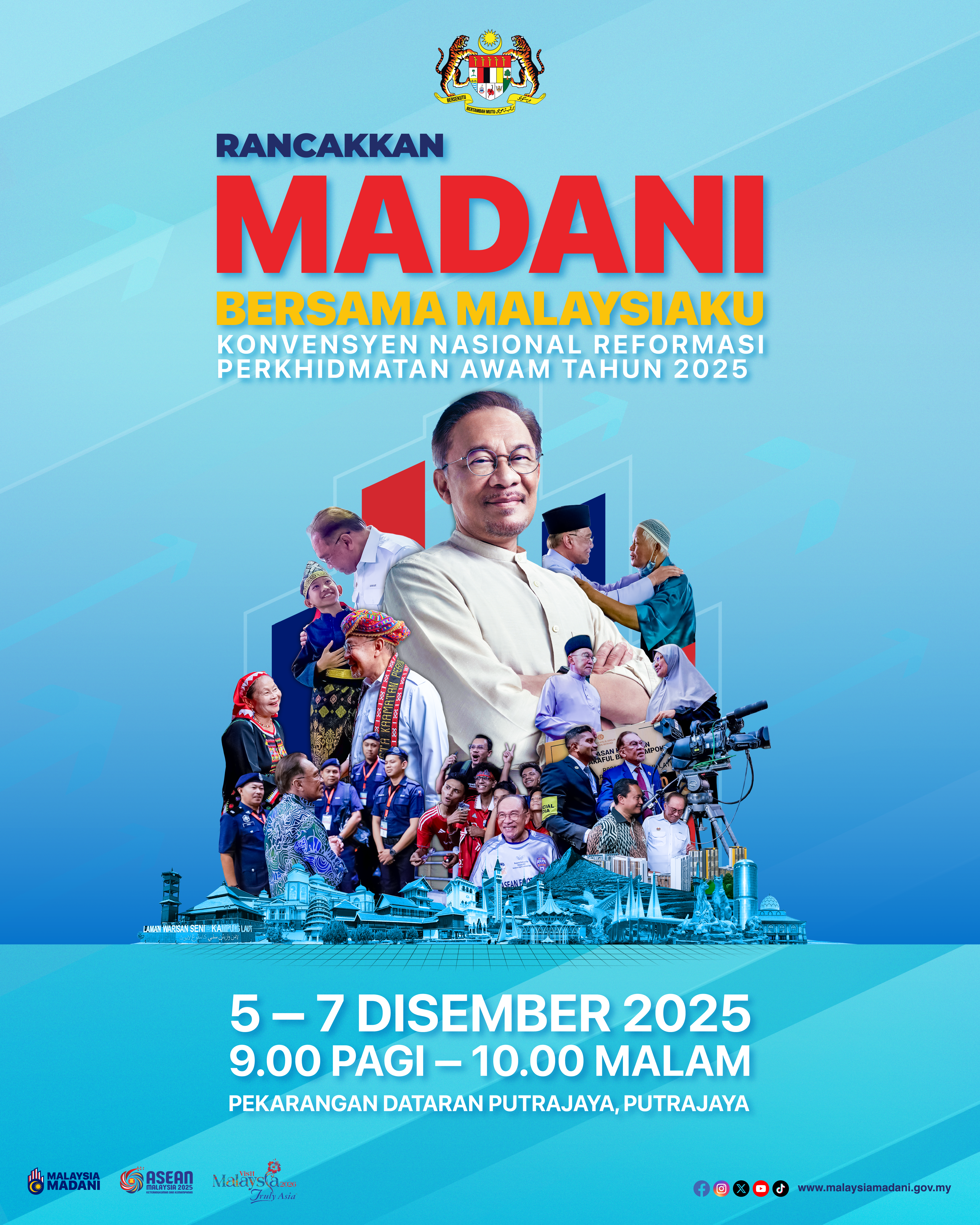 Program Rancakkan Madani Bersama Malaysiaku Dan Konvensyen Nasional Reformasi Perkhidmatan Awam Tahun 2025